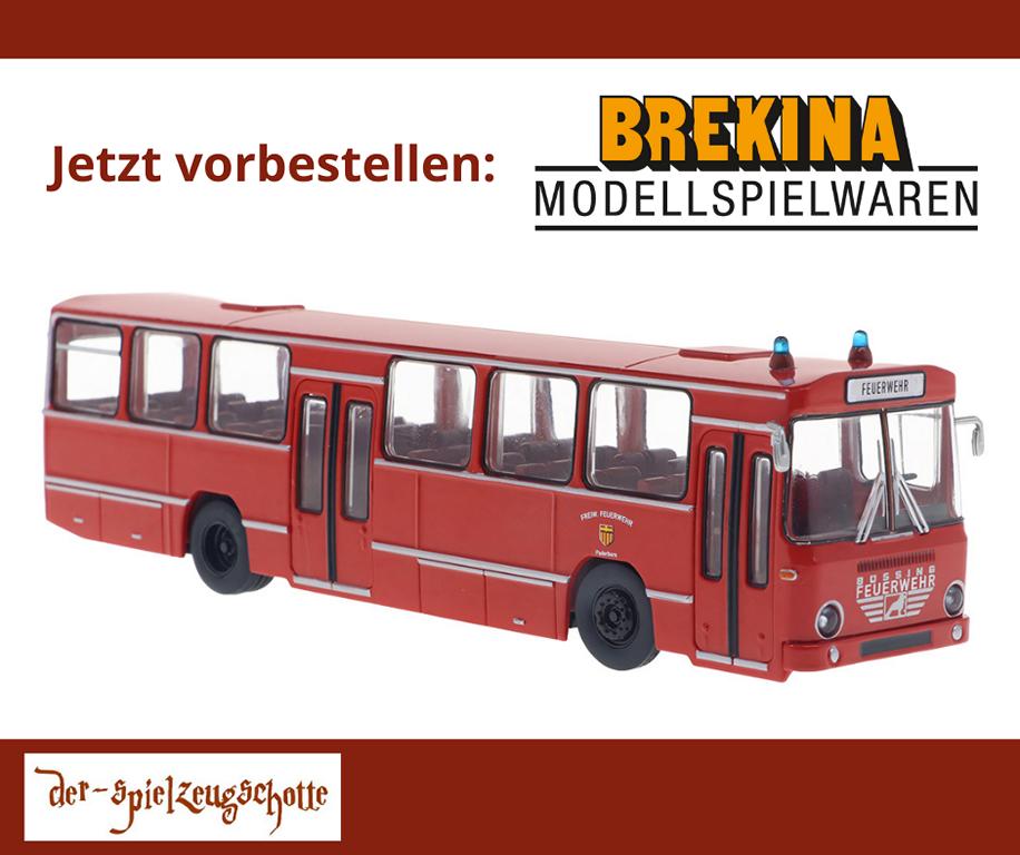 Büssing BS 120 N Feuerwehr Paderborn - Brekina 59267