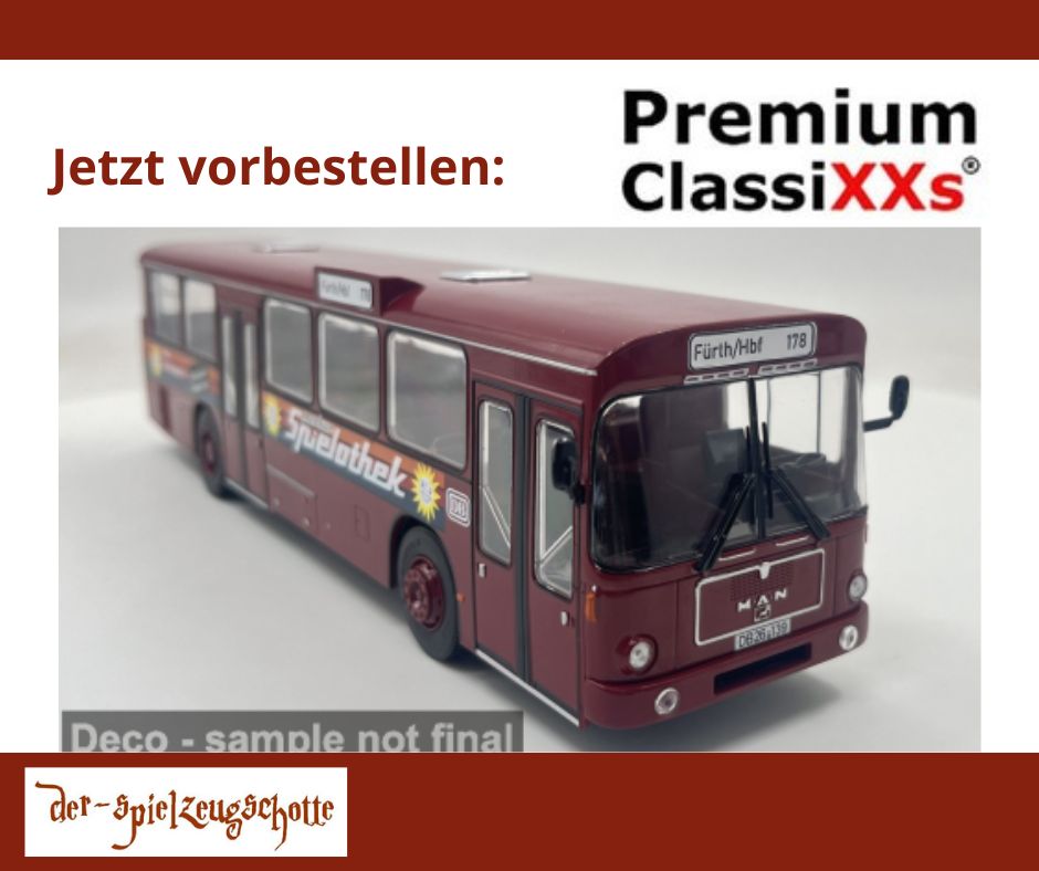 MAN SL 200 Deutsche Bundesbahn Spielothek - 1:43 - PLC47224