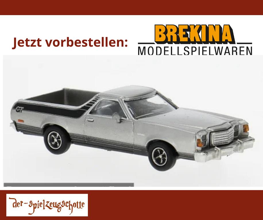 Ford Ranchero GT silber - Brekina 18228