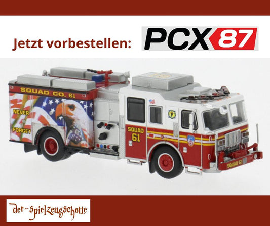 Seagrave Attacker FDNY New York - Squad 61 Bronx - PCX87 870842