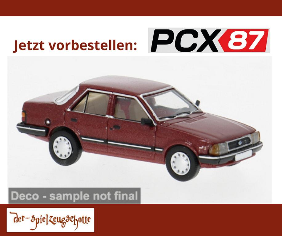 Ford Orion MK I Ghia (1984) dunkelrot metallic - PCX87 870726