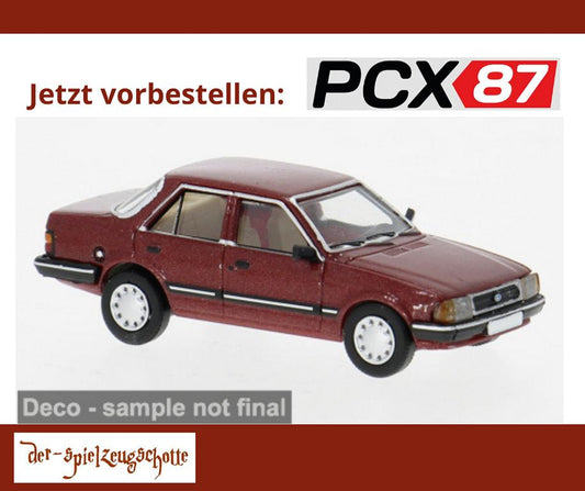 Ford Orion MK I Ghia (1984) dunkelrot metallic - PCX87 870726