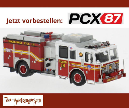 Seagrave Attacker FDNY New York - Squad 18 Manhattan - PCX87 870841
