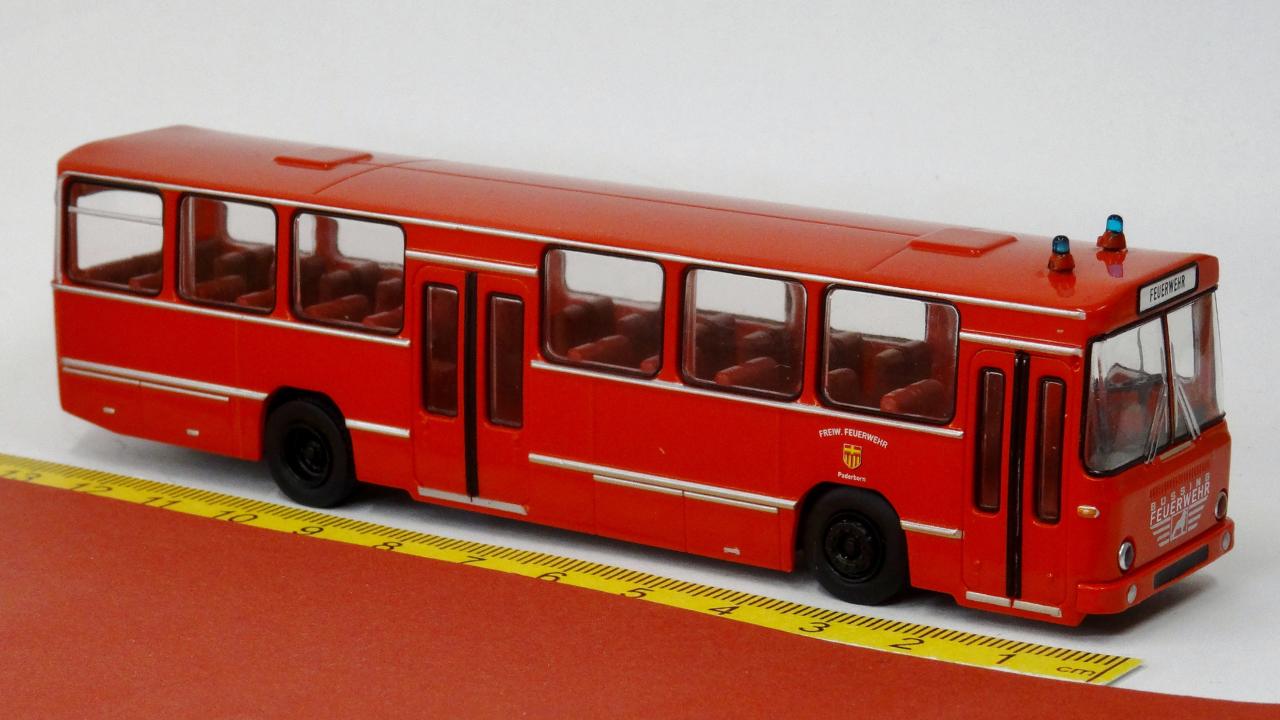 Büssing BS 120 N Feuerwehr Paderborn - Brekina 59267