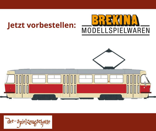 Tatra Straßenbahn Schwerin - Brekina 64503