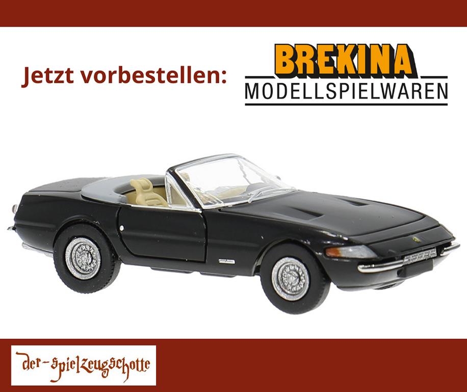 Ferrari 365 GTS schwarz (Miami Vice)- Brekina 22941