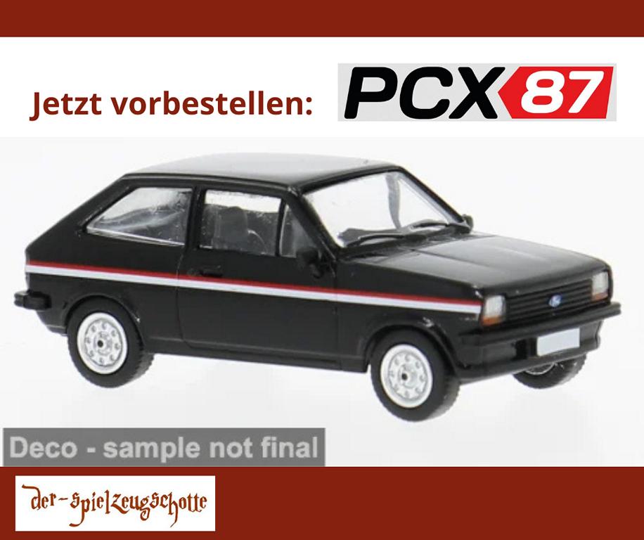 Ford Fiesta MK I 1975 Avus schwarz - PCX87 870770