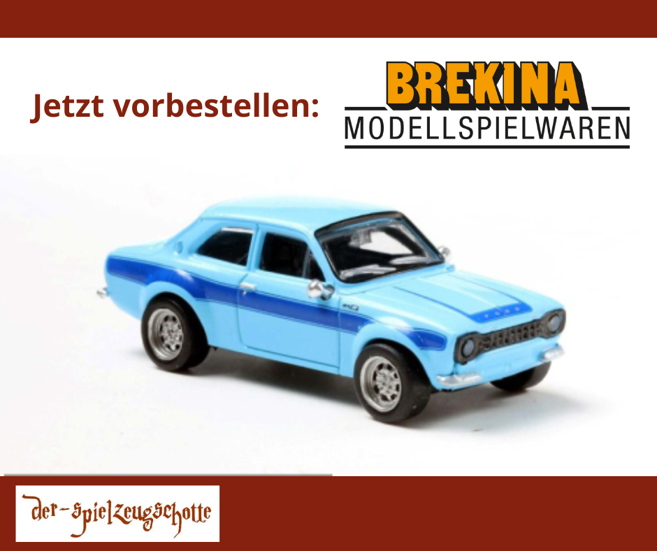 Ford Escort RS 1800 Mk1 blau blau - Brekina 19071