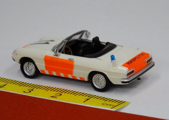 Brekina: Alfa Romeo Spider Fastback Rijkspolitie Polizei - 29603