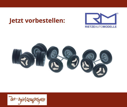 Rädersatz Neoplan Felge 2022 weiß - Rietze 70317