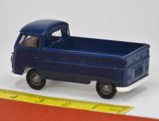Brekina: VW Bulli T1B Pritsche blau Economy Serie - 32958
