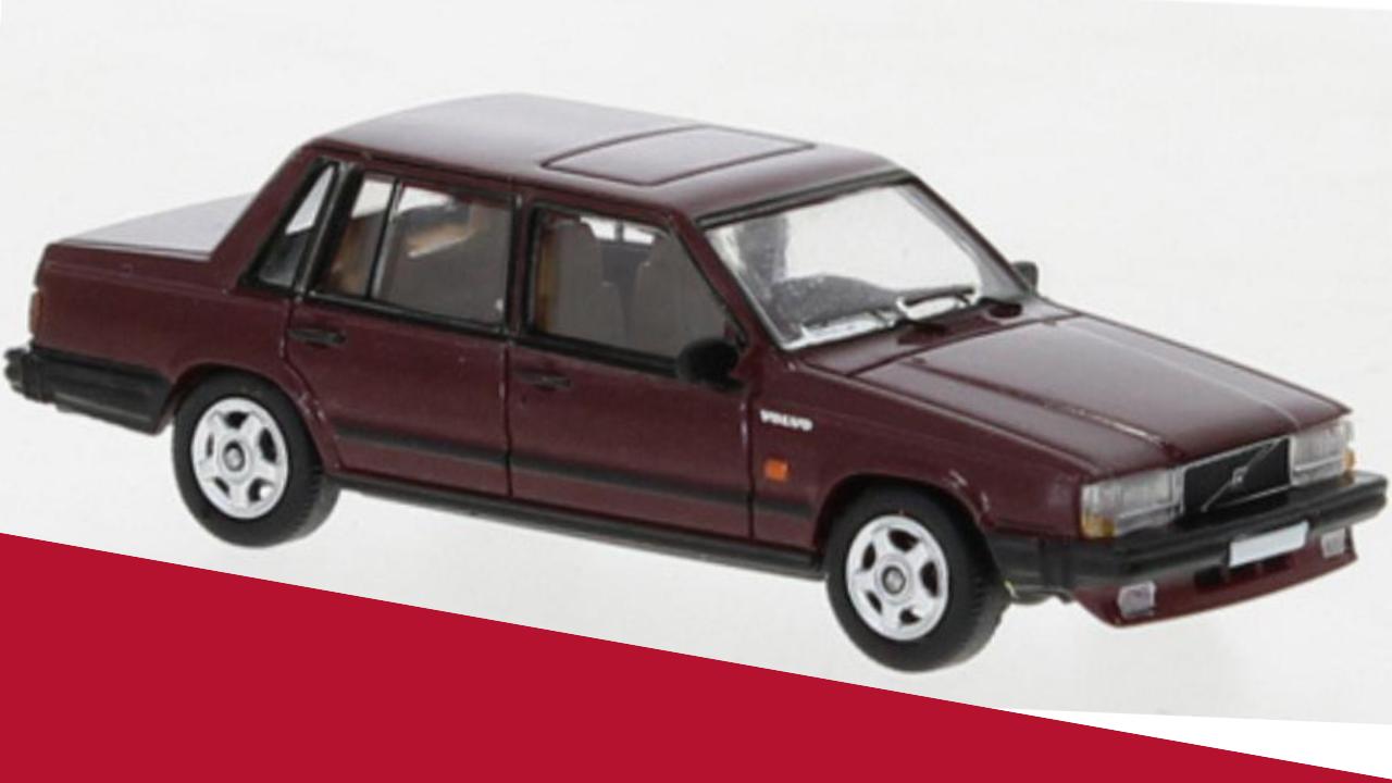 Volvo 740 1984 metallic dunkelrot - PCX87 PCX870663