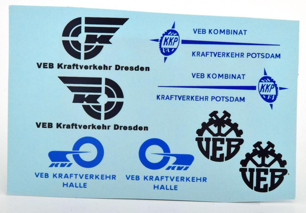 Volvo F10 VEB Deutrans Halle Dresden Potsdam orange schwarz 1:18 - Road Kings RK180035