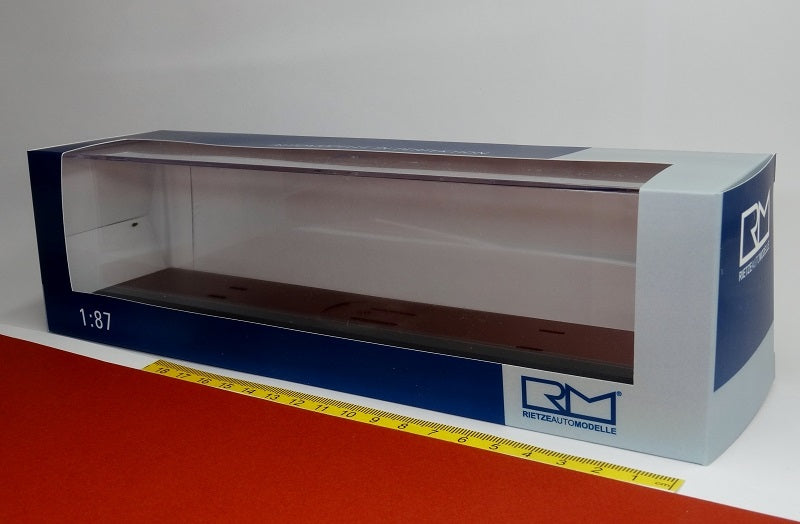 Präsentationsbox für Gelenkbusse Vitrine - 2 Stück - Rietze 99000