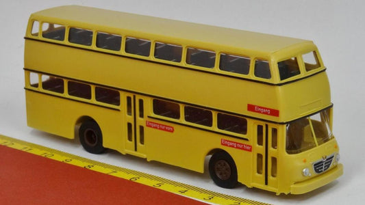Büssing Präfekt Doppeldecker beige Trilex Räder, ähnlich Berlin - VK-Modelle 10013