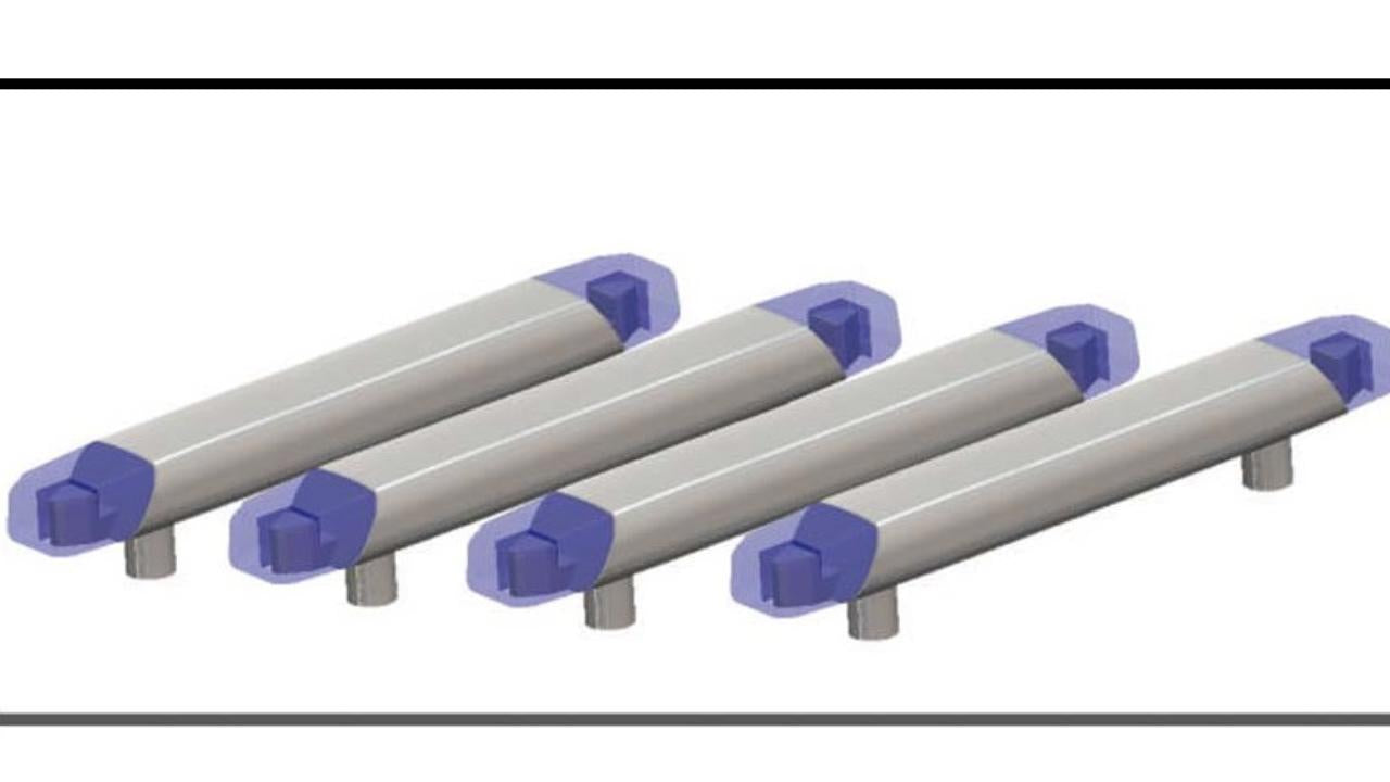Hänsch DBS 4000 Blaulichtbalken für Transporter - Rietze 70311
