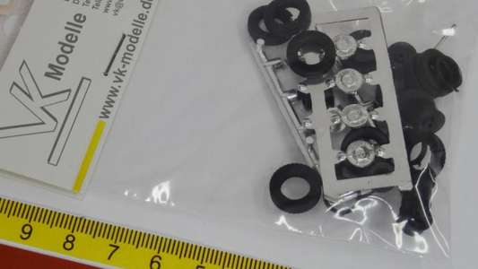 Radsatz Radkappen Kässbohrer Setra 6 Achsen 11,7mm - VK-Modelle 99301