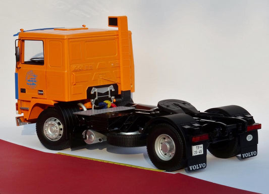 Volvo F12 1977 Deutrans orange/blau 1:18 - Road Kings RK180034