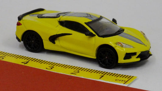Chevrolet Corvette C8 honiggelb schwarz- PCX87 870672