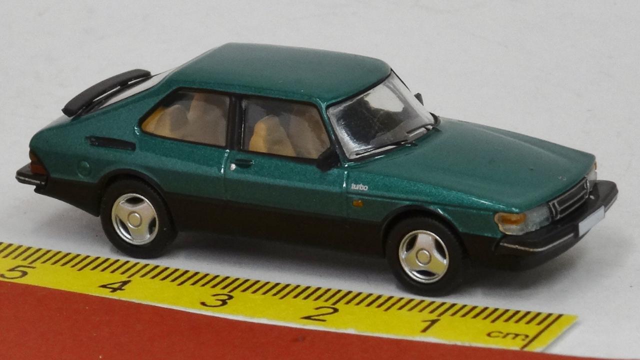 Saab 900 Turbo 1986 metallic grün - PCX87 870649