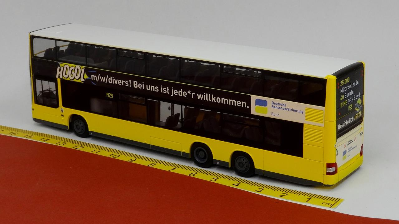 MAN DL07 Doppeldecker BVG Berlin - Deutsche Rentenversicherung - Rietze 67795