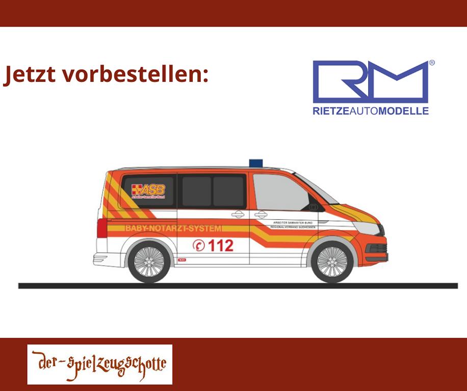 VW T 6 ASB Südhessen Beby-Notarzt - Rietze 53987