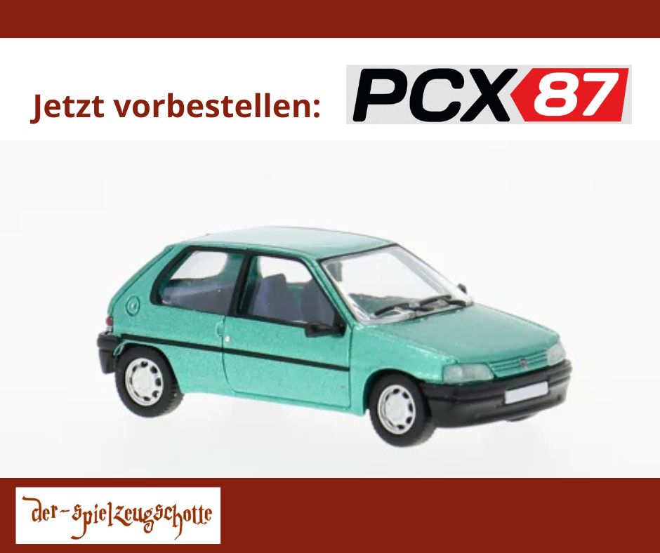 Peugeot 106 (1991) grün - PCX87 870749