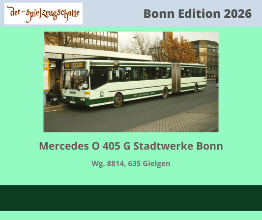 Mercedes O 405 G Stadtwerke Bonn Wg. 8814 - Rietze Sondermodell