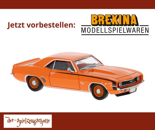 Chevrolet Camaro 1969 orange - Brekina 18376