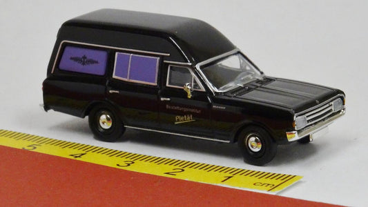 Opel Rekord C Bestatter Leichenwagen Pietät - Brekina 20676