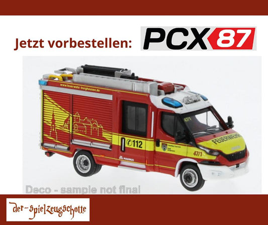 Iveco Magirus Daily MLF Feuerwehr Burghausen - PCX87 870549