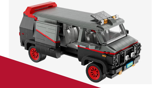 Klemmbausteine GMC A-Team American Van - Blue Brixx 108460