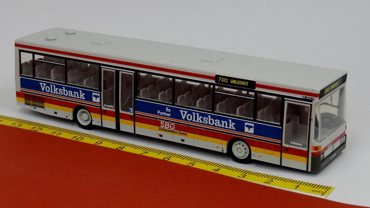 Mercedes O 407 SBG Freiburg Volksbank - Rietze 77332