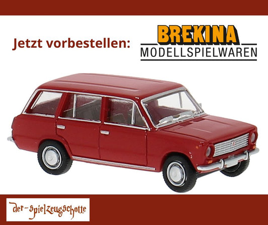Lada 2102 Kombi rot - Brekina 27260