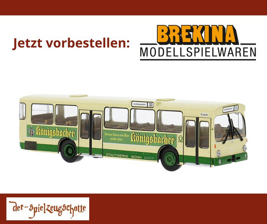 Mercedes O 305 SWB Bonn Königsbacher - Brekina 50818