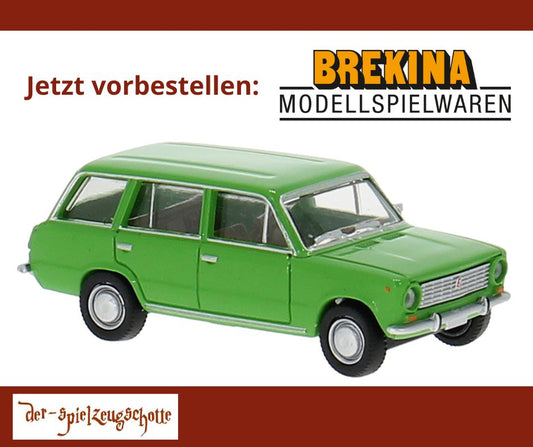Fiat 124 Familiare grün - Brekina 22426