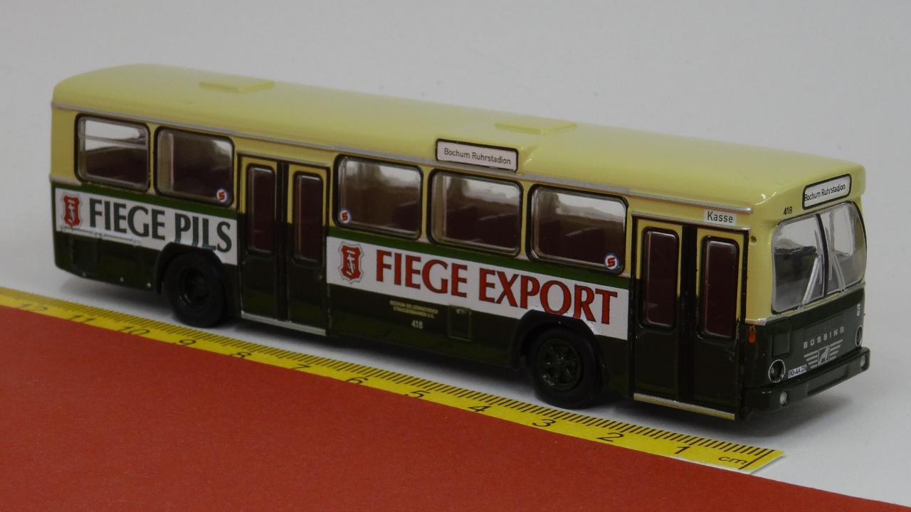 Büssing BS 110 V Bogestra - Fiege Bier -  Brekina Sondermodell