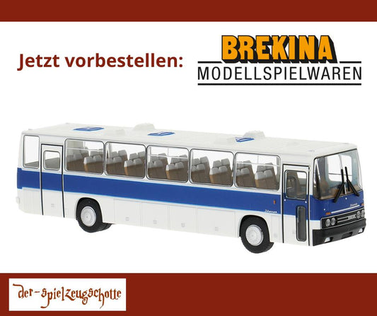 Ikarus 250 Reisebus weiss blau - Brekina 59821