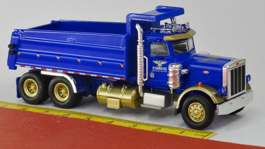 Peterbilt 359 Dumper Kipper blau Force Cooperation - Brekina 86292