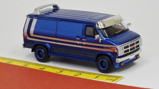 GMC Vandura (1983) blau - Brekina 18253
