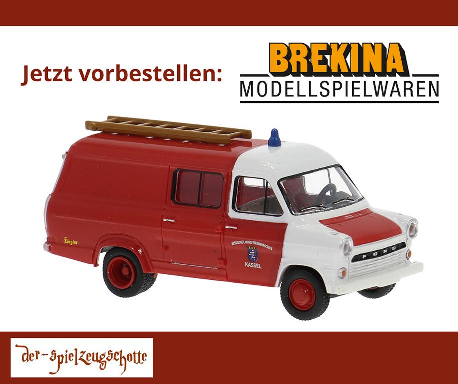 Ford Transit Landesfeuerwehrschule Hessen - Brekina 34169