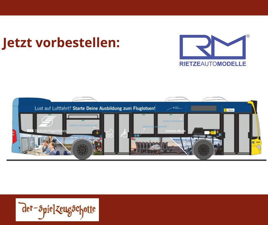 Mercedes Citaro C2 Hartmann Berlin - Dt. Flugsicherung - Rietze 73522