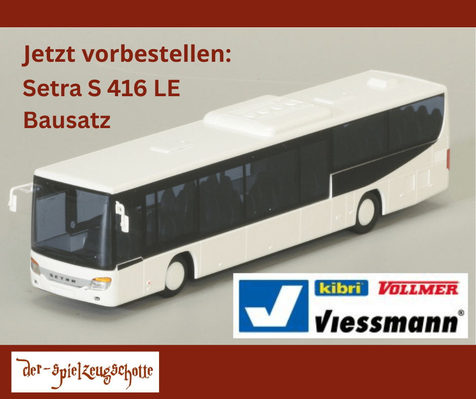 Setra S 416 LE weiß - Bausatz - Viessmann 11271