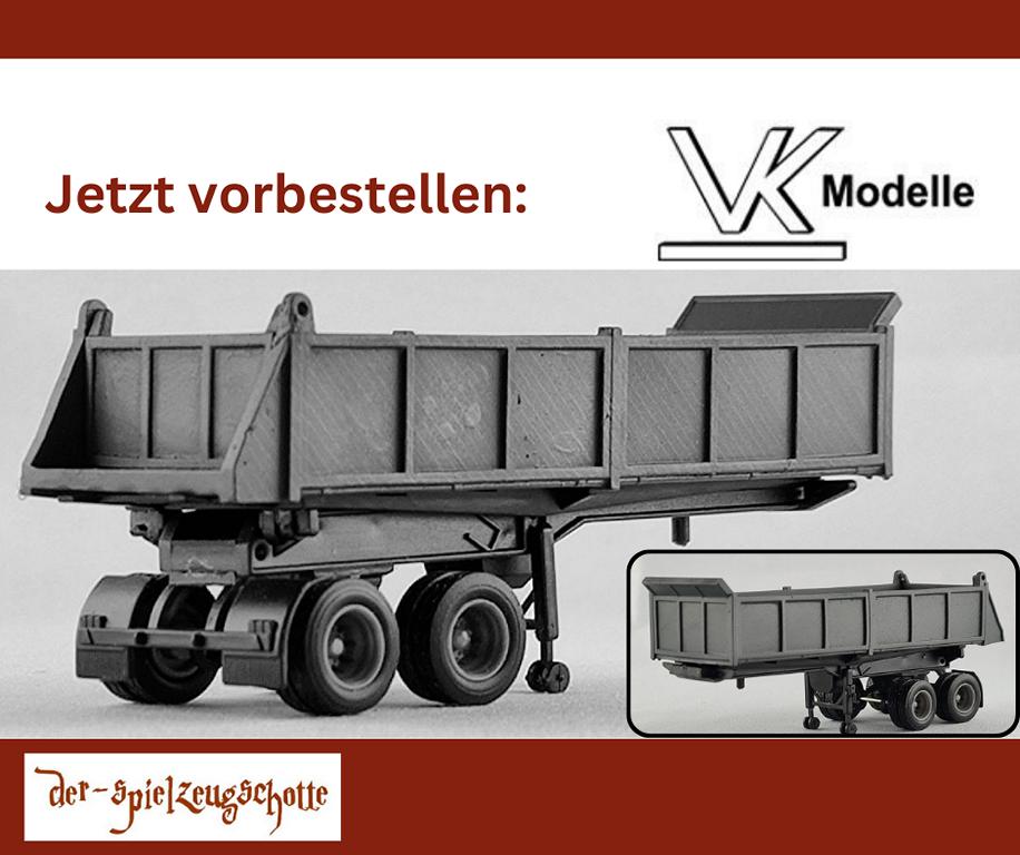 Ackermann Sattelkipper als Bausatz - VK-Modelle 31201