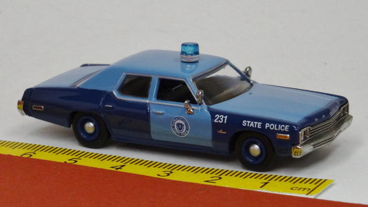 Dodge Monaco State Police Massachusetts - Brekina 18156