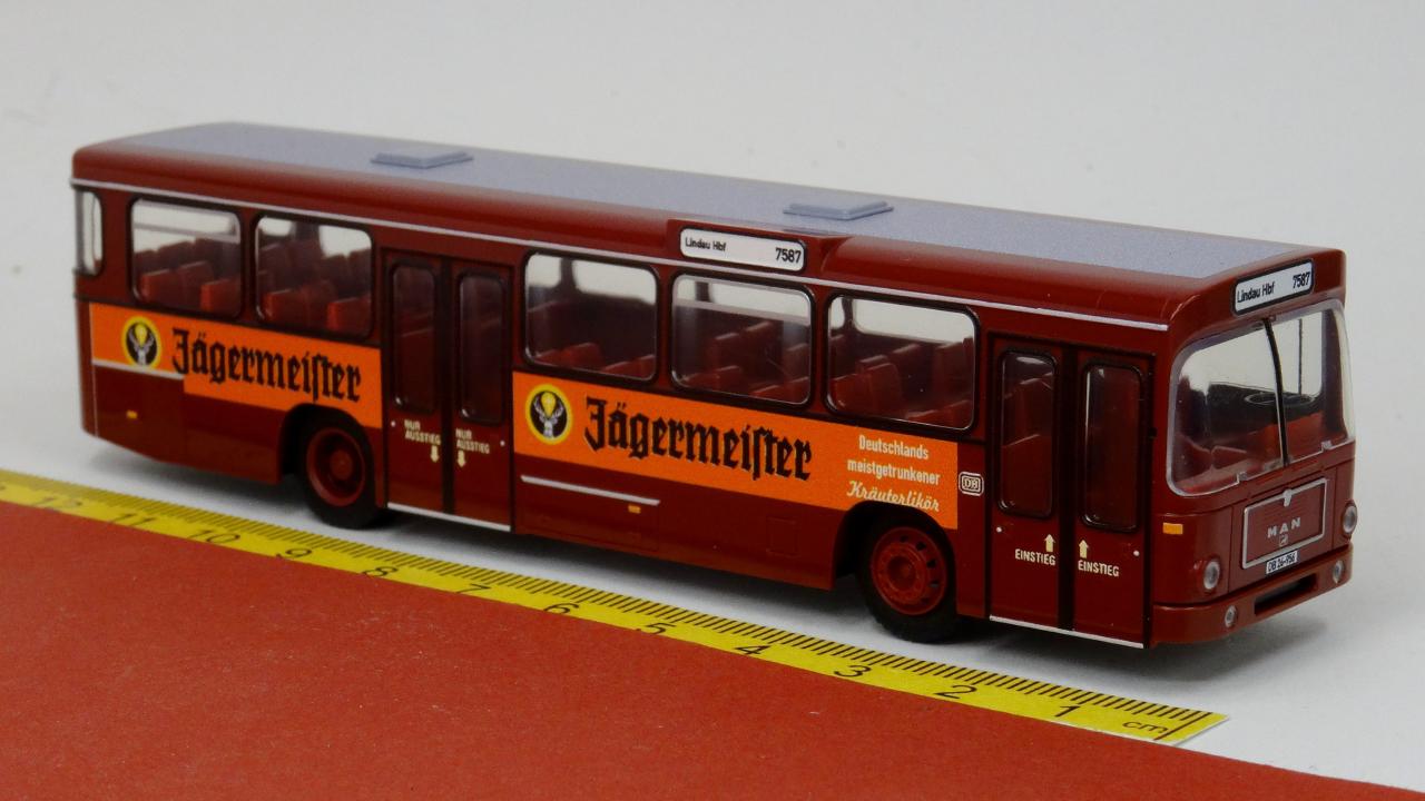 MAN SL 200 DB Deutsche Bundesbahn Jägermeister - Rietze Sondermodell