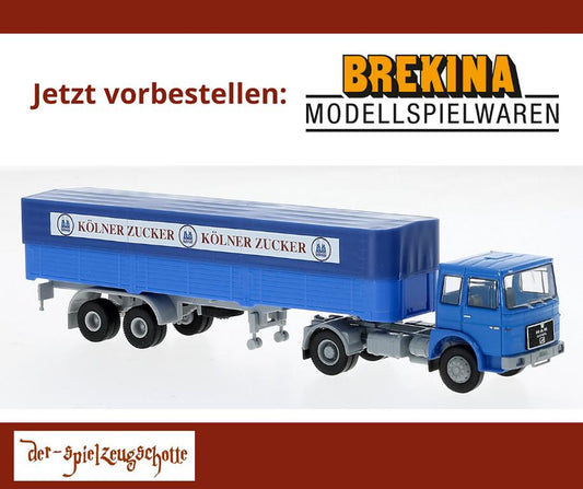 MAN F7 Sattelzug Kölner Zucker - Brekina 78150