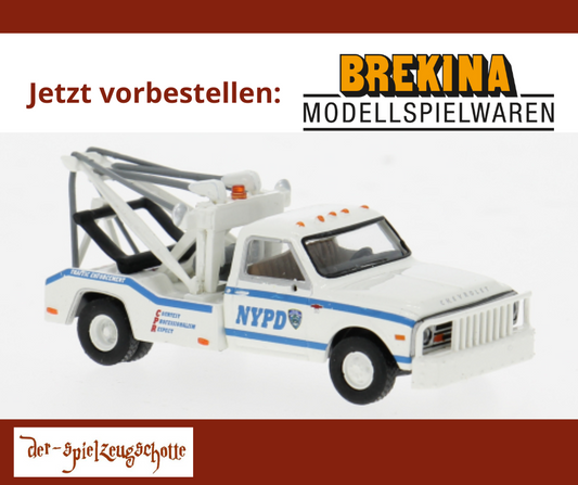 Chevrolet C30 Abschlepper NYPD New York - Brekina 19668
