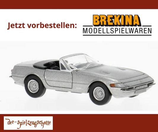 Ferrari 365 GTS silber - Brekina 22943