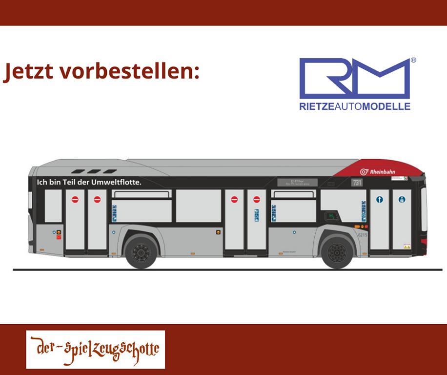 Solaris Urbino 12 Hydrogen Rheinbahn Düsseldorf  - Rietze 77024